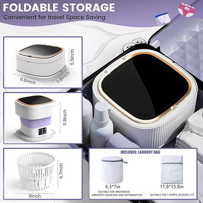 Foldable Mini Laundry Machine
